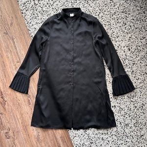 Accordion pleated tunic/dress